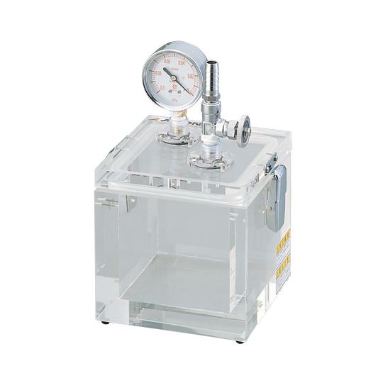 デシケーター　大きめ 真空デシケーター 150×150×150mm 1-5943-01 : 機械工具のラプラス