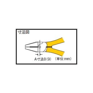 室本鉄工 メリー 強力ペンチ225mm 2050-225｜laplace｜02