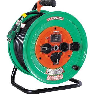 日動 電工ドラム 防雨防塵型100Vドラム アース漏電しゃ断器付 30m NW  