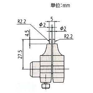 Mitutoyo(ミツトヨ) キャリパー形内側マイクロメータ 内径測定器 アナログ (IMP-30) 145-185｜laplace｜02