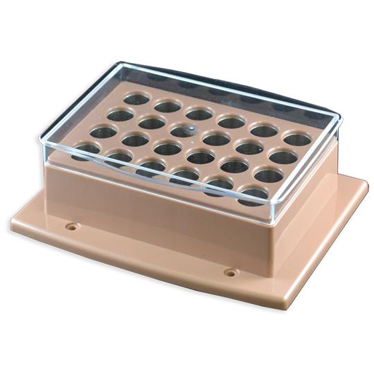 クール・ホットブロックバス(Thermo Cell)用ブロック φ15mm試験管 24本用 2-4963-14