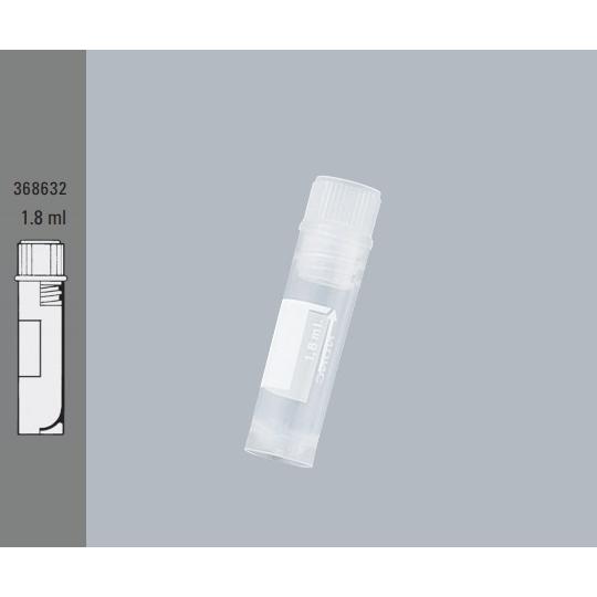 1.8ml クライオチューブ(自立型インナーキャップ) 49×φ12.5 450本 2-5479-06