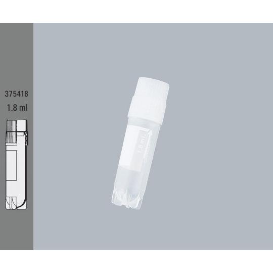 1.8ml　クライオチューブ(スターフット　アウターキャップ)　53×φ12.5　450本　2-5479-08