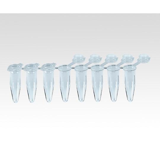 リアルタイムPCR用8連チューブ0.2mL 120個入 2-6672-06