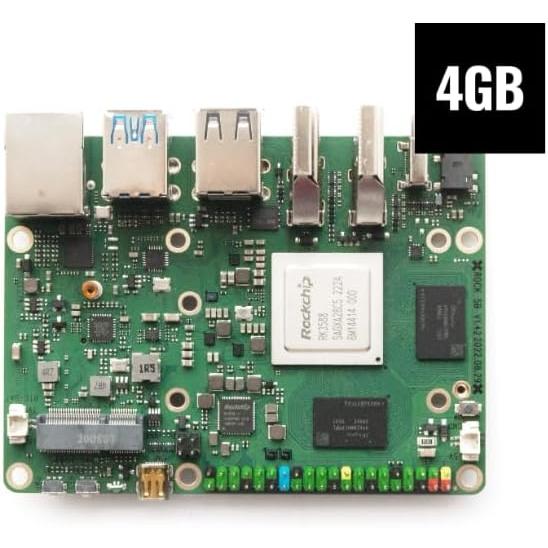 Okdo ROCK 5モデルB 4GB シングルボードコンピュータ RS119-D4P1