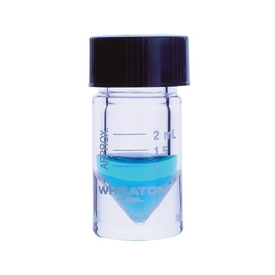 ミニバイアル オープントップキャップ 2mL 目盛 あり W986298NG 1箱(12本入り) 3-6292-04