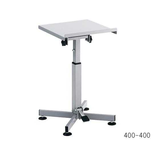 昇降・チルト作業台 ガススプリング昇降式 アジャスタータイプ 400×400×610〜750mm 400-400 3-6623-01