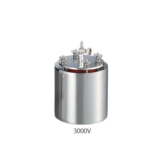 ステンレスポットミル(真空バルブ付き) 3-783-03