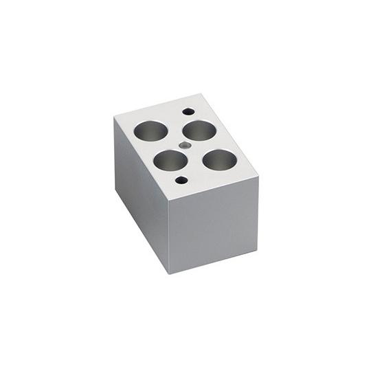 ミニドライブロックバス 15mL×4本用ブロック 4-2888-16 : 4-2888-16 