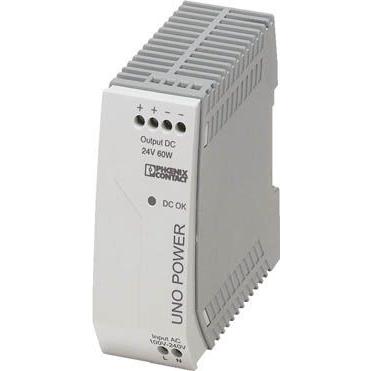 フエニックス フエニックスコンタクト 電源ユニット DINレール取付け 60W UNO-PS/1AC/24DC/ 60W 電源プラグ、コネクター