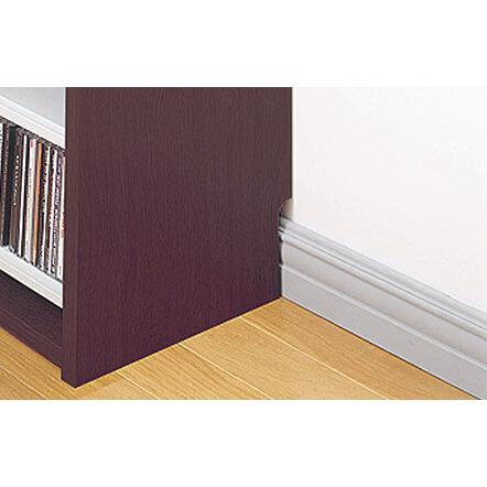 【直送・代引き不可・組み立て・設置無し】 オークス CDストッカー ホワイト CS924Wの画像
