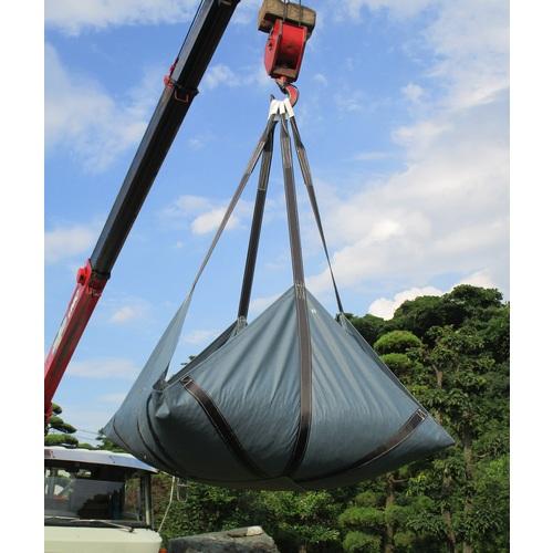丸善織物 防水型トラッシュシート 4点フックタイプ 2.4M角 TSR24B （ 217-3444 ）_3