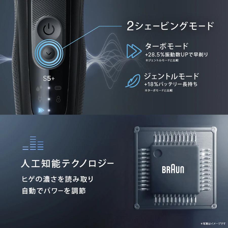 BRAUN（ブラウン） 密着シリーズ5 53-N52000S : 機械工具のラプラス