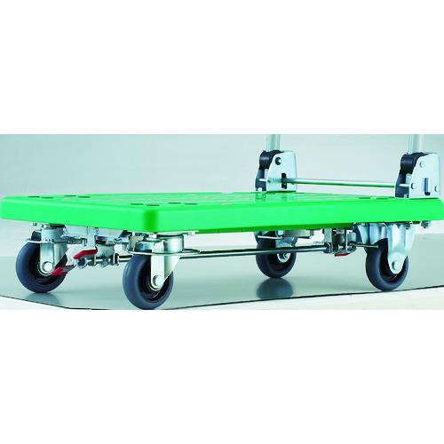 TRUSCO 樹脂台車 グランカート 折畳 4輪リングストッパー付 （ 856-4228 ）_1