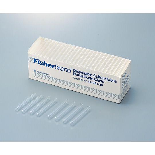 直口硼珪酸ガラスチューブ φ25×150mm 14-961-34 1ケース(125本×4箱入り) 5-5350-09