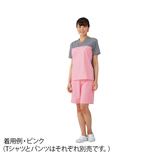 ナビス 入浴介護Tシャツ (男女兼用) ブルー M 7-3098-07｜laplace｜02