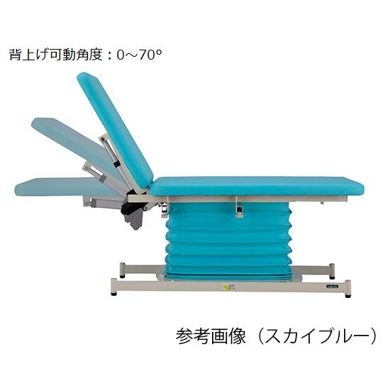 ナビス　カラフル電動診察台　背上げ付　650×1800mm　ライトグリーンATE-6518PG-BR