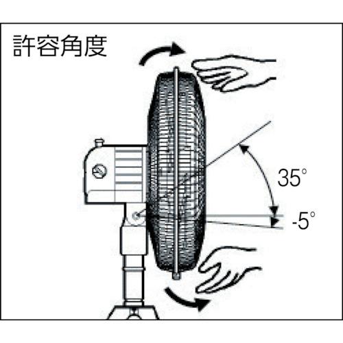 TRUSCO　スイデン　工場扇(大型扇風機)スタンド型　樹脂ハネ45cm　単相100V 818-8323｜laplace｜03