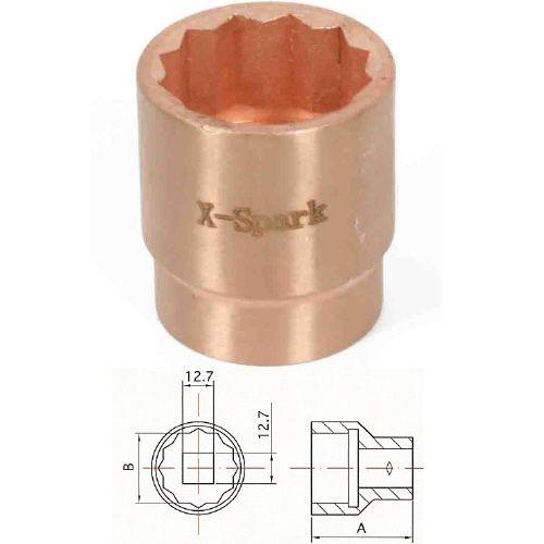 ハマコ　防爆ソケット 差込角12.7mm　21mm CB4S-21｜laplace