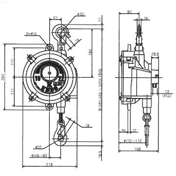 遠藤工業 (ENDO) バランサー (標準タイプ) EWF-22 : 機械工具の