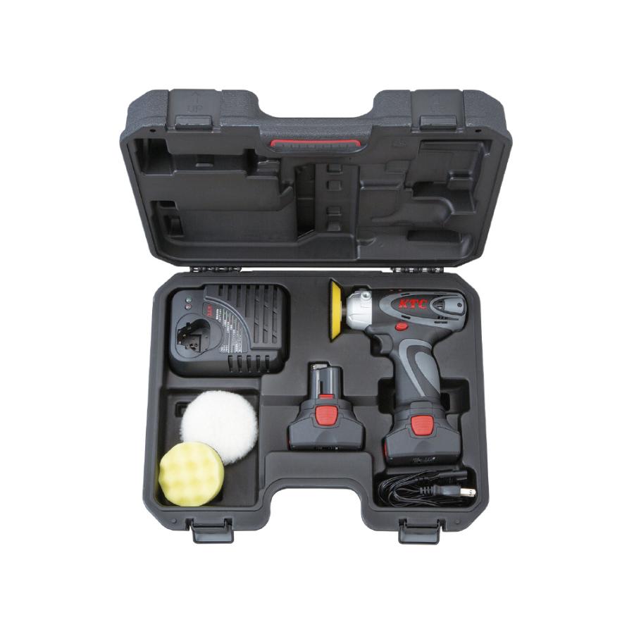 KTC 京都機械工具 JTAE711 コードレスポリッシャーセット : 機械工具の 
