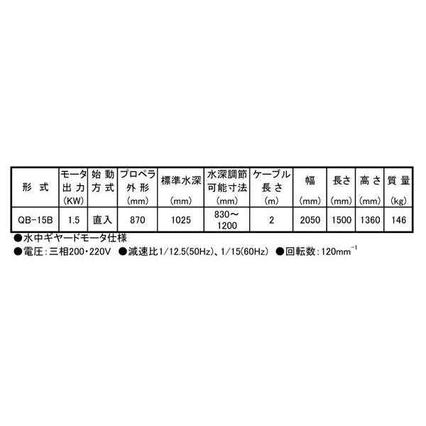 桜川ポンプ 水流機「濤」なみ QB-15B-50Hz｜laplace｜02