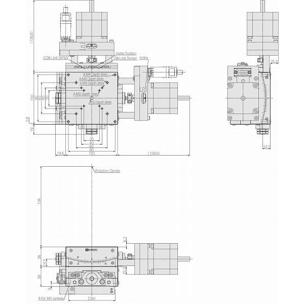 神津精機 自動2軸スイベルステージ SA10A-RL : 機械工具のラプラス - 通販 - Yahoo!ショッピング