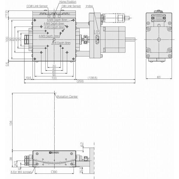 神津精機 自動1軸スイベルステージ SA10A-RM : 機械工具のラプラス - 通販 - Yahoo!ショッピング