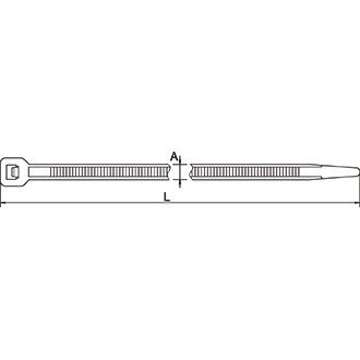 ヘラマンタイトン MSタイ 66ナイロン耐候性 黒 50本入 T120M-W｜laplace｜03