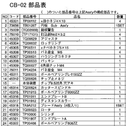 日東工器 CB-02用部品 円板 Sub Ass'y TB01267 : 機械工具の 日東工器 CB-02用部品 円板 Sub Ass'y TB01267 : 機械工具の