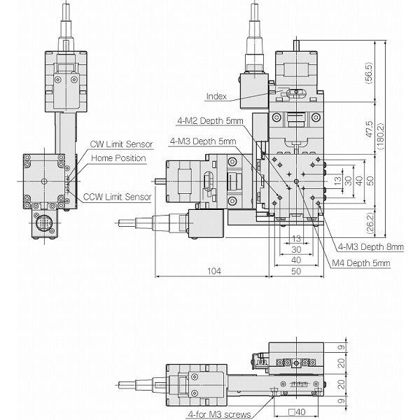 神津精機 自動XYステージ YA05A-R2 : 機械工具のラプラス - 通販