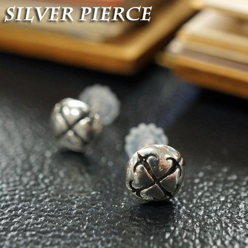 ピアス シルバー925 クロス 十字架 スタッドピアス silver925 シルバー