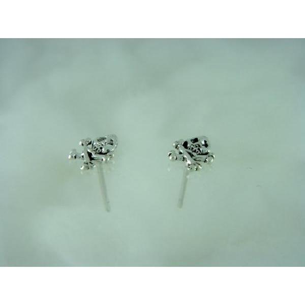 シルバーピアス スタッドピアス パイレーツ 骸骨 がいこつ