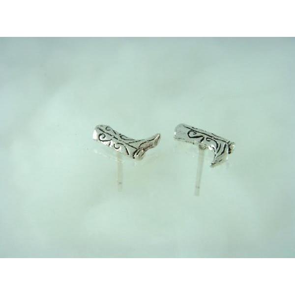 シルバーピアス スタッドピアス ウエスタンブーツ ロングブーツ