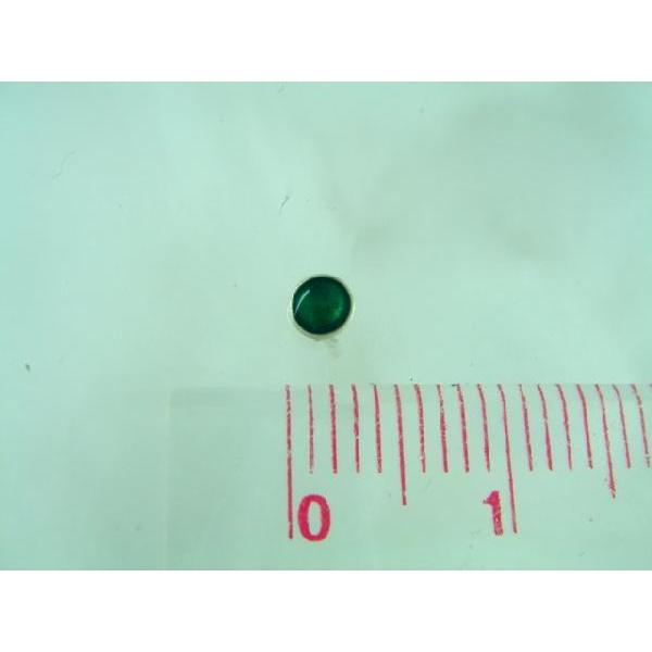 シルバーピアス スタッドピアス グリーン 緑 淡い 暗め 円形 丸 まる