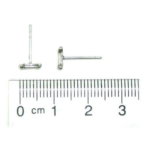 シルバーピアス スタッドピアス ワンちゃん 犬が大好き 骨 ボーン