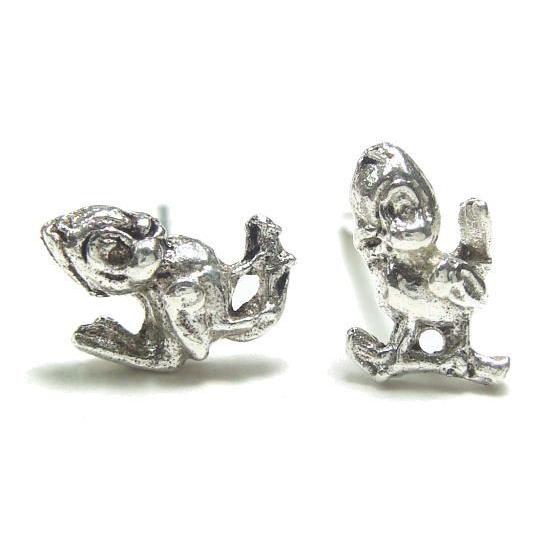 シルバーピアス スタッドピアス メルヘン 鳥 ピアス とり バード