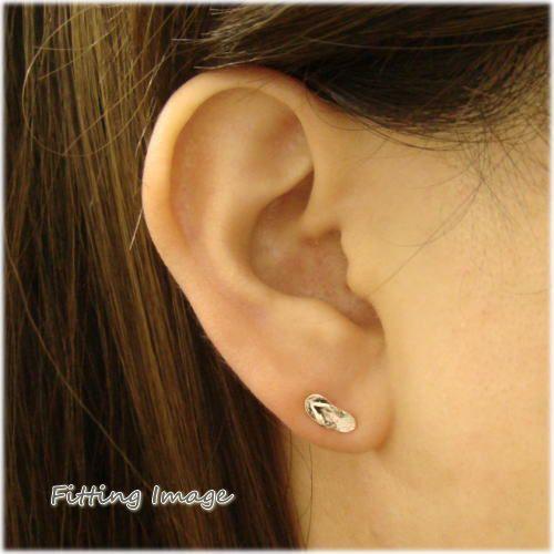 未使用級 Baqlessピアス サンダーボルト ジルコニア シルバー925 缶付 シルバーピアス スタッドピアス サンダル 草履 夏 ビーチサンダル