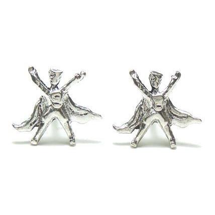 シルバーピアス スタッドピアス 正義のヒーロー Hero スーパーマン シルバー925 1218 シルバーとアクセサリーのゆかたん 通販 Yahoo ショッピング