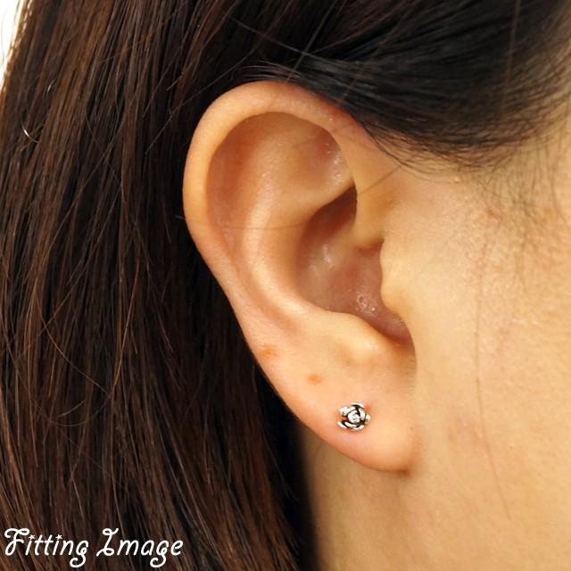 シルバーピアス スタッドピアス 薔薇 バラ 花 フラワー 小さい シルバー925 送料無料 1215 シルバーとアクセサリーのゆかたん 通販 Yahoo ショッピング