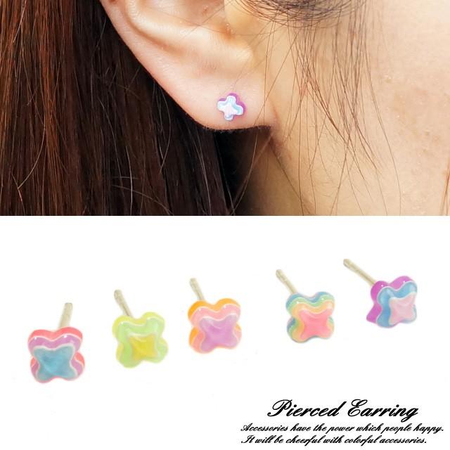 シルバーピアス スタッドピアス カラフル クロス 十字架 キャンディ お菓子 スイーツ グミ 金平糖 シルバー925 1265 シルバーとアクセサリーのゆかたん 通販 Yahoo ショッピング