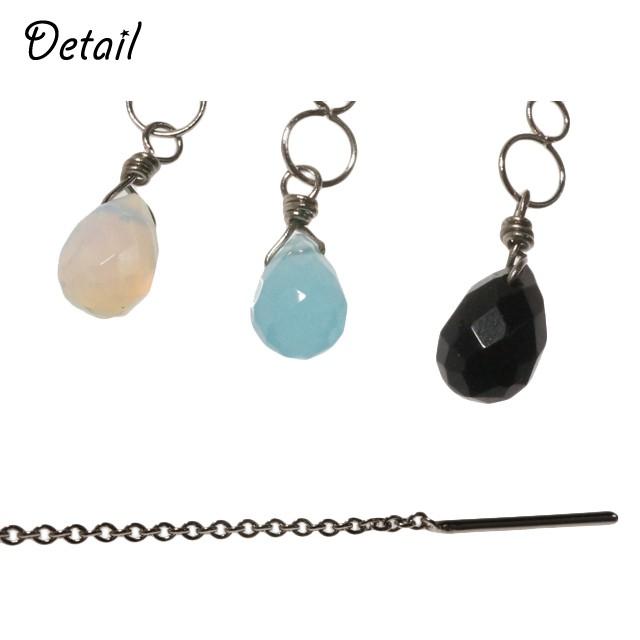 ピアス アメリカンピアス チェーンピアス ドロップ 雫型 しずく型