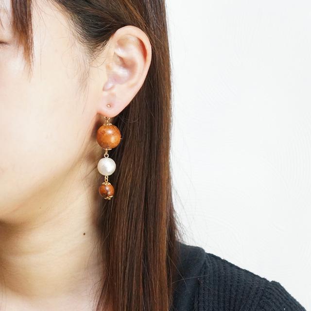 キャッチのみ レディースアクセサリー バックキャッチ コットンパール