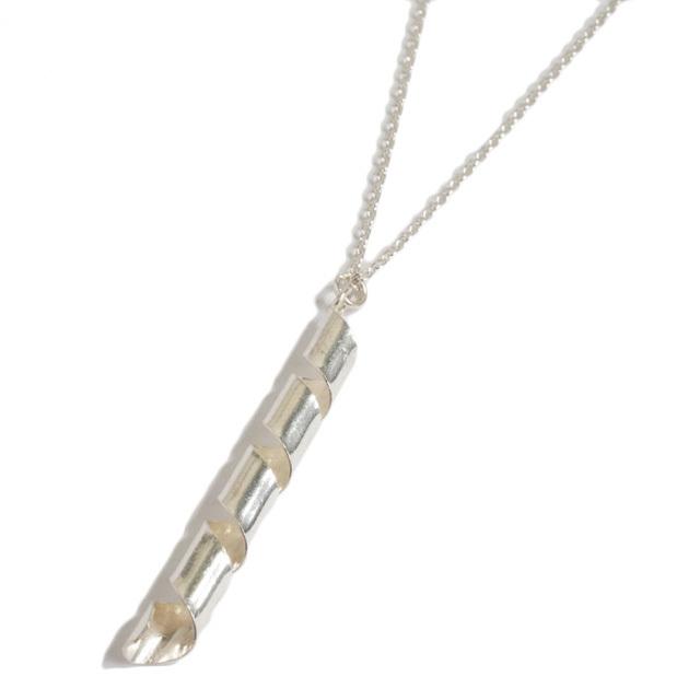 【太め silver925】ヴィンテージ　スクリューチェーン　シルバー925 1.6mm幅 シルバー925 スクリュー・ロープ ワイヤー チェーン