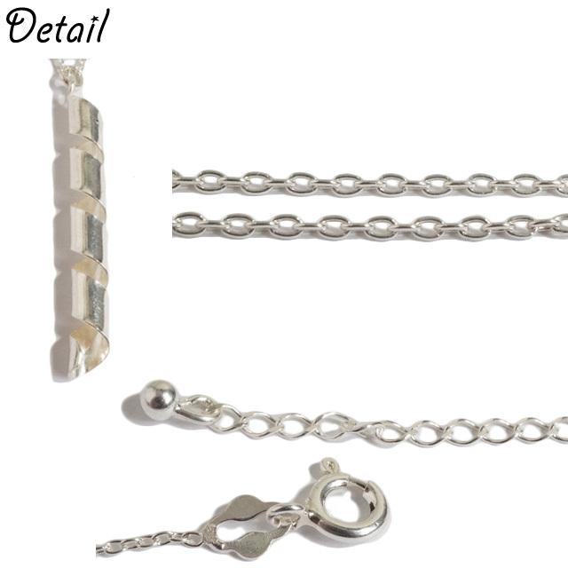 ネックレス スクリュー 渦巻き ねじれ シルバー925 silver925