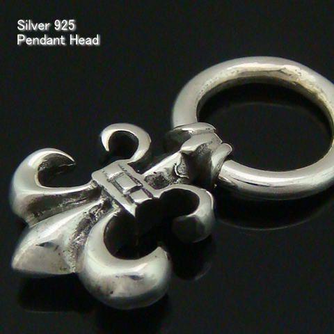 シルバー925 百合の紋章のペンダントヘッド silver925 シルバー