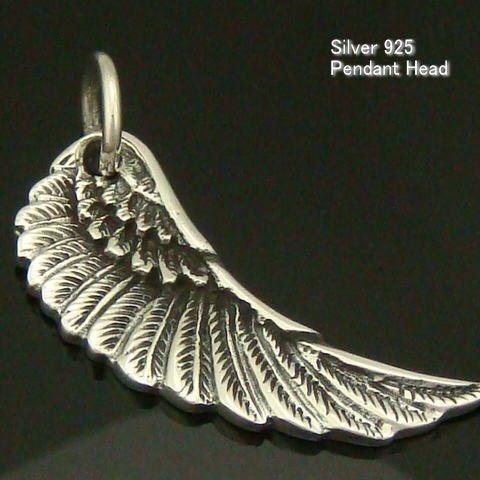 シルバー925 インディアン 羽根 フェザー ペンダントトップ silver925