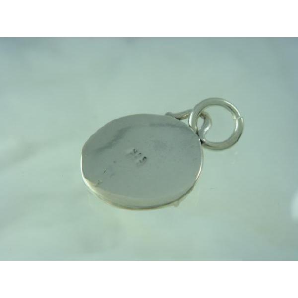 シルバー925 ナンバリング太陽モチーフペンダントトップ silver925