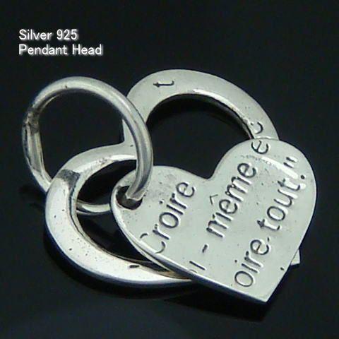 シルバー925 ハートのペンダントヘッド silver925 シルバー