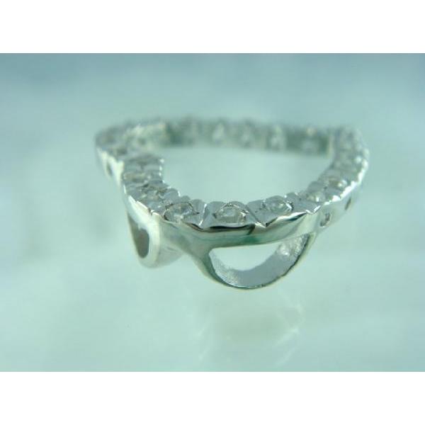 シルバー925 ハートのペンダントヘッド silver925 シルバーアクセサリー ペンダントヘッド ペンダントトップ レディースの画像